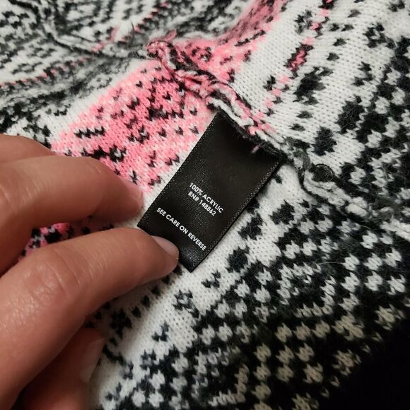 Torrid fair isle knit draped cardigan 1X - Picture 5 of 5